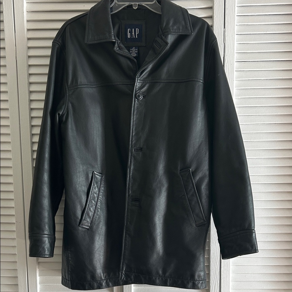 GAP Men's Black Trench Coat